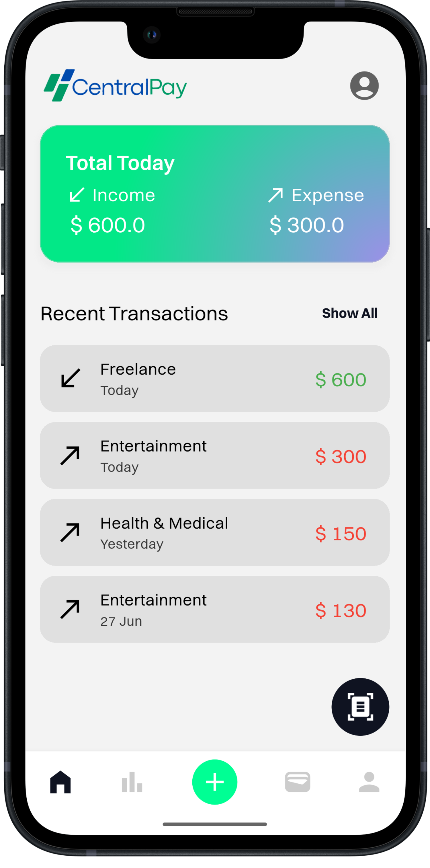 CentralPay project showcase 1